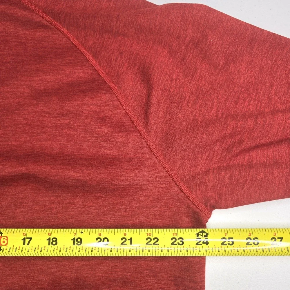 NORTH FACE Canyonlands Heather Red Size XL 1/4 Zip -2375